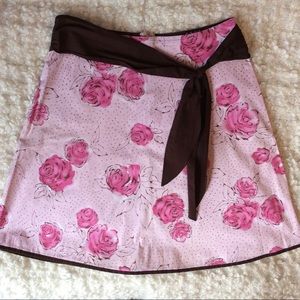 vintage 90’s floral print skirt with tie